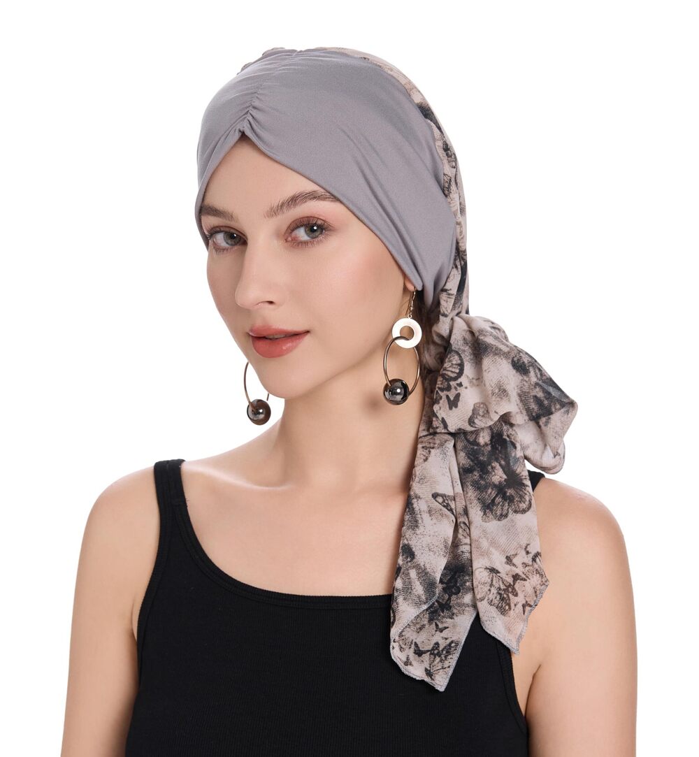 7997 Chemo Headwear Head Scarf Headwraps Long Head Covering Lightweight